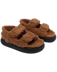 Moon Boot - Sandals Shearling/Rubber Sole - Lyst