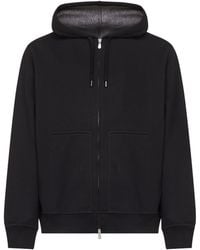 Brunello Cucinelli - Double Fleece Zip-Up Hoodie - Lyst