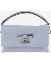 Tod's - Timeless Micro Leather Flap T Bag - Lyst