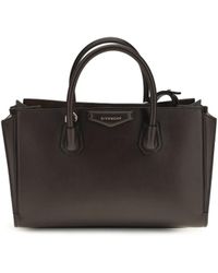 Givenchy - Small Antigona Catchall Glossy Grained Leather Handbag Calf Bos Taurus Shoulder Bags - Lyst