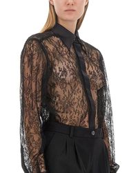 Dolce & Gabbana - Chantilly Lace Shirt Polyamide - Lyst