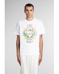 Casablanca - Organic Cotton-jersey T-shirt - Lyst