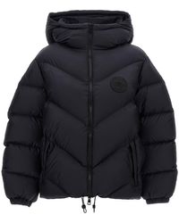 Elisabetta Franchi - Logo Embroidery Short Down Jacket - Lyst