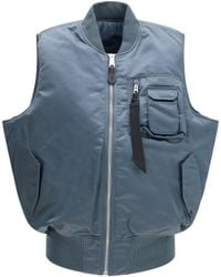 Alpha Industries - Ma-1 Base Vest Nylon Blazers E Vests - Lyst
