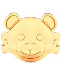 Moschino - Teddy Bear Chain Ring Accessories Jewelry - Lyst