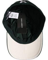 Dolce & Gabbana - Deep Cotton Baseball Cap 6 Panels Hat Elastane - Lyst