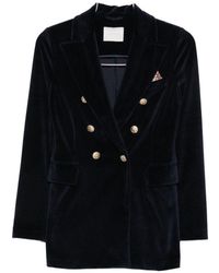 Circolo 1901 - Cotton Double-Breasted Jacket - Lyst