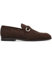 Ferragamo - Suede Leather Loafer - Lyst