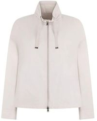 Herno - Gray Polyamide Shell Jacket - Lyst