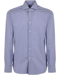 Borriello - Cotton Poplin Striped Shirt - Lyst