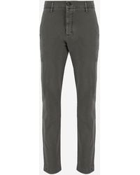 Jacob Cohen - Stretch Cotton Trousers - Lyst