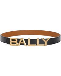 Bally - Logo Belt - Lyst