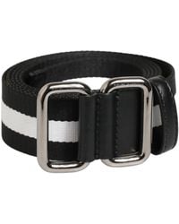 Dolce & Gabbana - Fabric Belt Leather Accents - Lyst