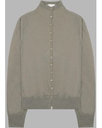 Alysi - Merino Wool Cardigan Sweater - Lyst