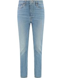 RE/DONE - 90S High-Rise Skinny-Fit Jeans Cotton Skinny - Lyst