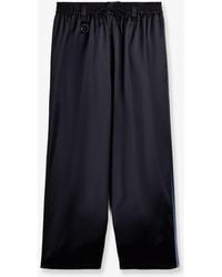 adidas - Technical Fabric Wide-Leg Trousers Recycled Polyester - Lyst