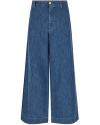 Max Mara - Cotton Cropped Jeans Clothing - Lyst