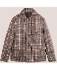 Doppiaa - Aaderbale Wool Checked Jacket - Lyst