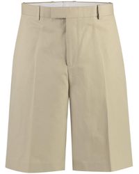 Ferragamo - Cotton Bermuda Shorts - Lyst