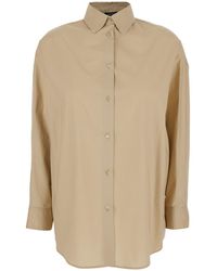 Le Plain - Shirt With Classic Collar And Long Sleeves - Lyst