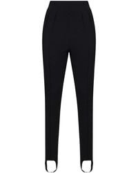 Mugler - Stretch Wool-Blend Stirrup Tailored Leggings - Lyst