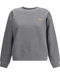 Maison Kitsuné - Baby Fox Comfort Sweatshirt Cotton Sweatshirts - Lyst