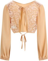 Kristina Ti - V-Neck Blouse Shirt - Lyst