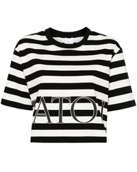 Patou - Striped Cotton T-Shirt - Lyst