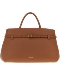 MANU Atelier - Caramel Leather Le Cambon 40 Handbag - Lyst
