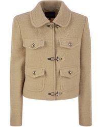 Fay - 3-Hook Wool Jacket - Lyst