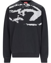 DIESEL - Cotton Sweatshirt - Lyst