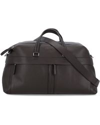 Orciani - Micron Pebbled Leather Duffel Bag - Lyst