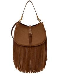 Etro - Shoulder Bag 'Pony Suede Bag' With Leather Details - Lyst
