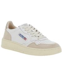 Autry - 'Medalist' Low Top Sneakers With Logo Patch On Tongue And Side - Lyst