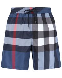 Burberry - Check Swimsuit - Lyst