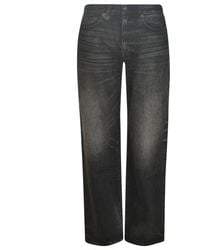 R13 - Straight Buttoned Jeans - Lyst