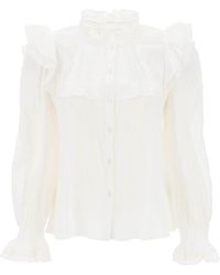 Isabel Marant - Isabel Marant Etoile Jatedy Shirt With Jacquard Details - Lyst