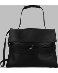 Moschino - Tie Me Medium Leather Handbag Hand Bags - Lyst