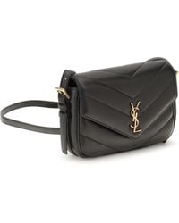 Saint Laurent - Shoulder Bag Loulou Cassandre Toy Lambskin - Lyst
