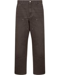 Carhartt - Cotton Canvas Double Knee Jeans - Lyst