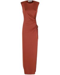 Essentiel Antwerp - Joye Shouldered Jersey Dress - Lyst