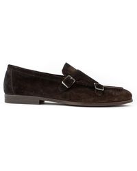 Doucal's - Suede Leather Loafer - Lyst