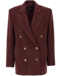 Etro - Double-Breasted Blazer Blazers - Lyst