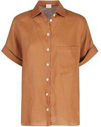 Eleventy - Shirt With Half Sleeves - Lyst