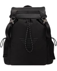 Emporio Armani - Backpack With Logo - Lyst