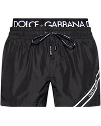 Dolce & Gabbana - Logo-band Swim Shorts - Lyst