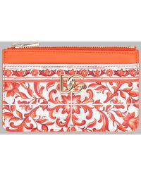 Dolce & Gabbana - Card Holder Calf Leather Wallets & Purses - Lyst