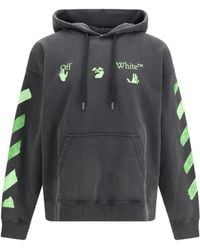 Off-White c/o Virgil Abloh - Bacco Arrow Skate Hooded Sweatshirt - Lyst