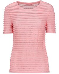 Ermanno Scervino - T-Shirt With Strass - Lyst