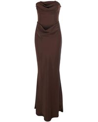 ROTATE BIRGER CHRISTENSEN - Long Sleeveless Dress Polyester - Lyst
